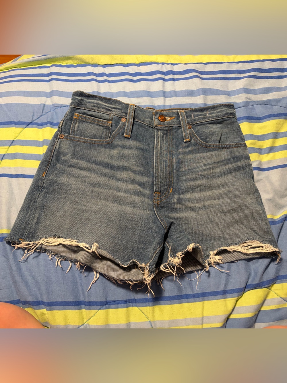 Madewell Blue Denim Shorts